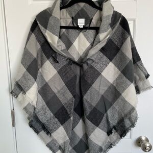 Plaid Sonoma Poncho